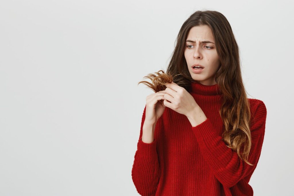 Hard Water on Damaged Hair