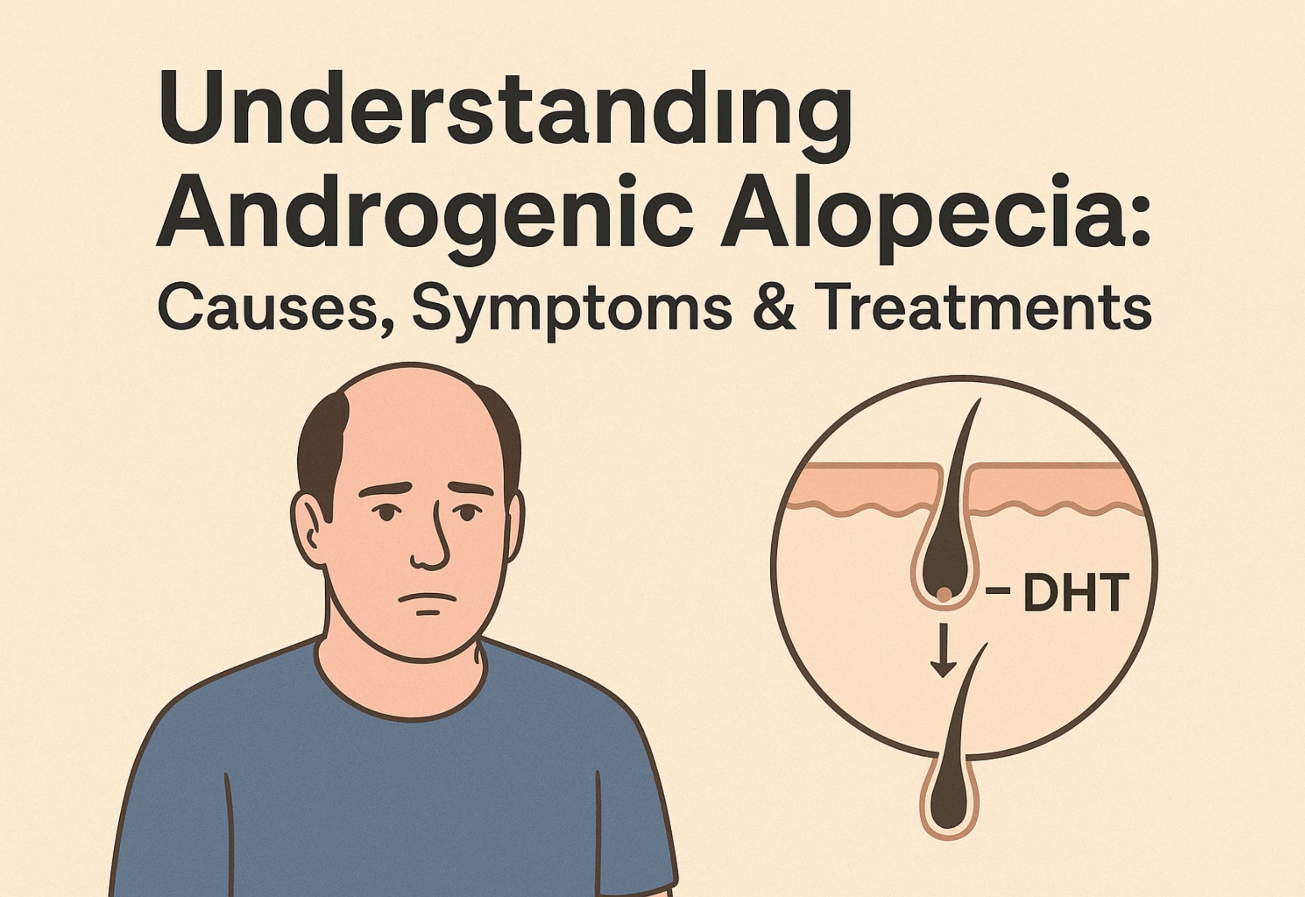 Androgenetic Alopecia: Causes, Symptoms & Treatments
