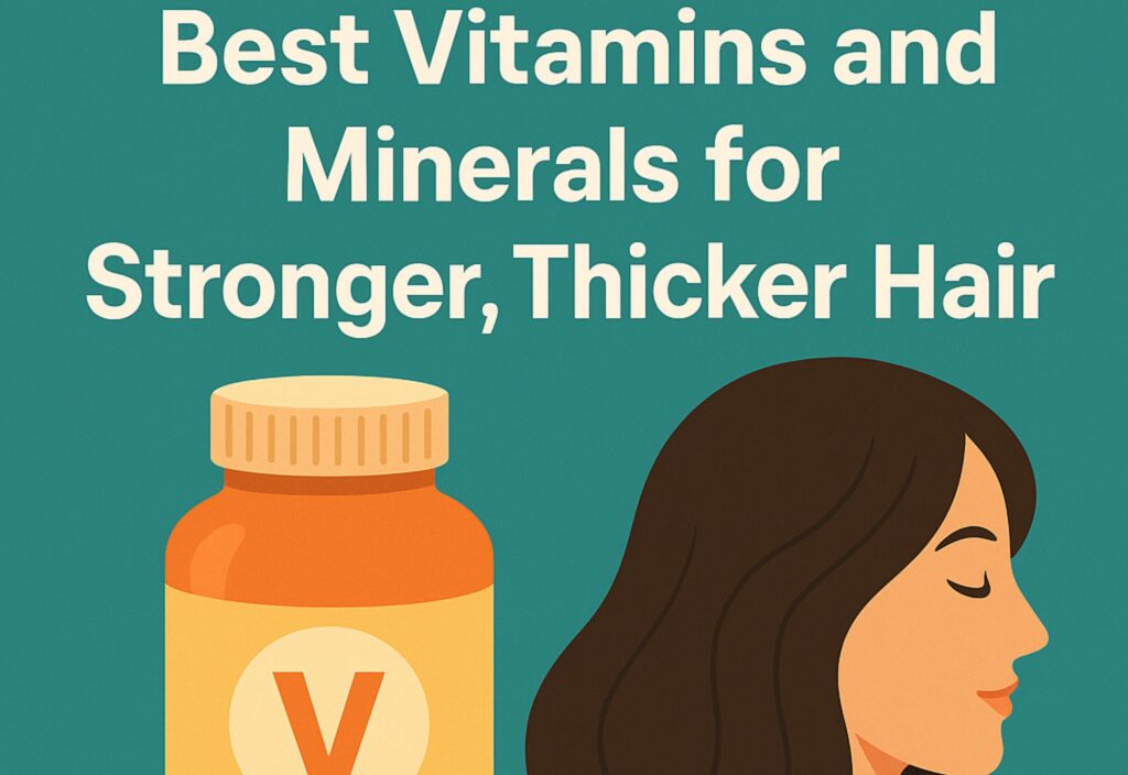 Best Vitamins and Minerals for Naturally Stronger Thicker Hair