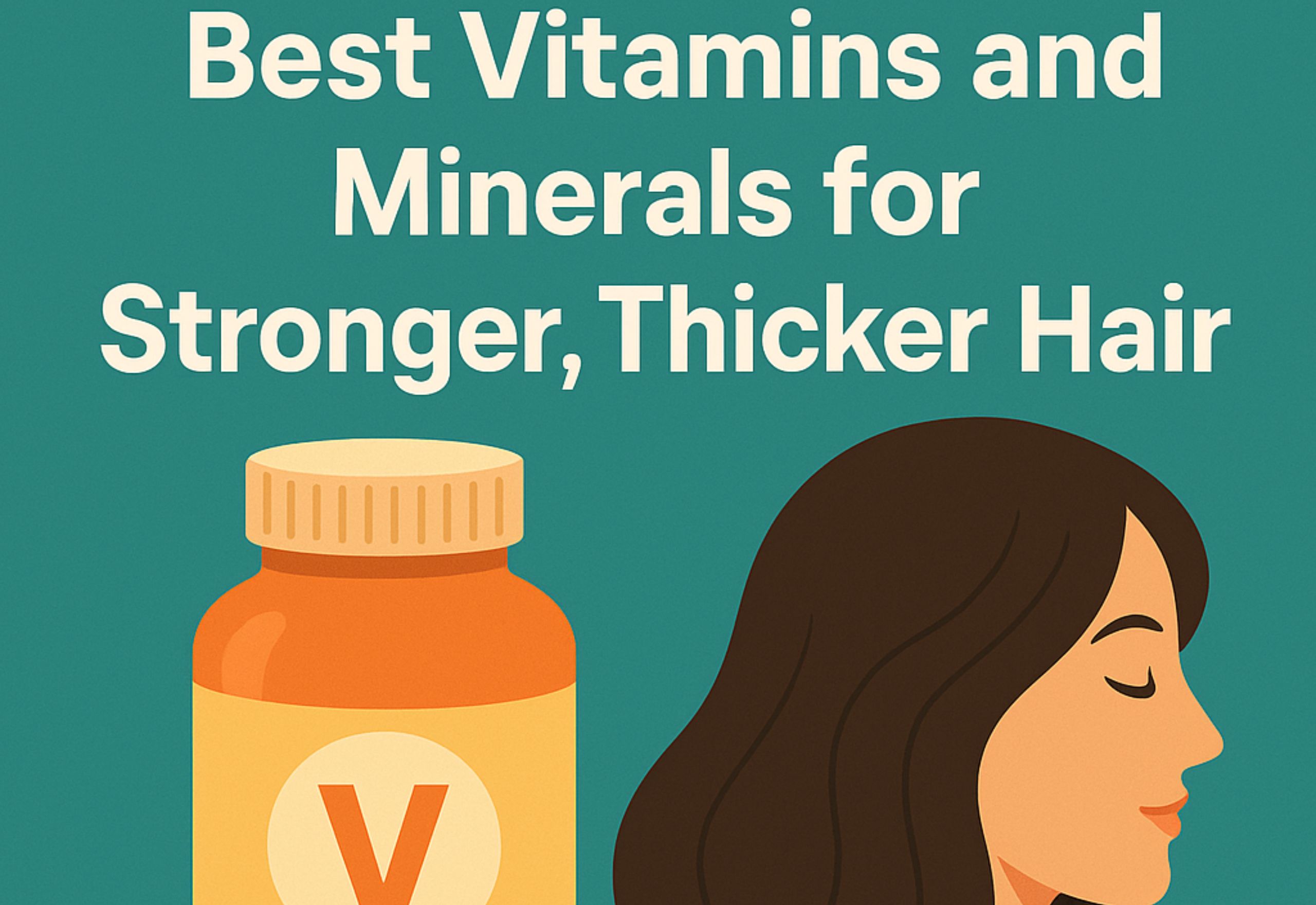 Best Vitamins and Minerals for Naturally Stronger Thicker Hair