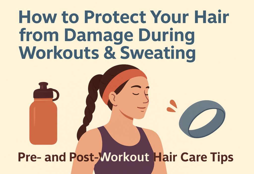 How to Protect Your Hair from Damage During Workouts & Sweating