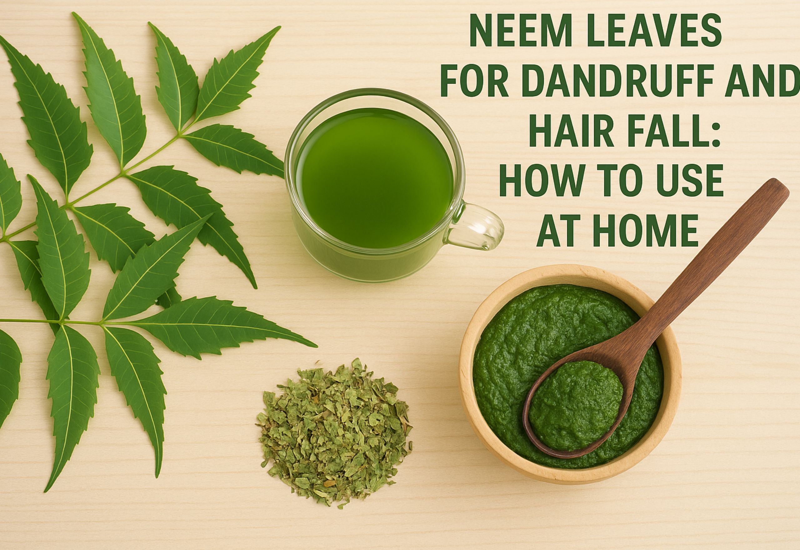 Neem Leaves for Dandruff and Hair Fall