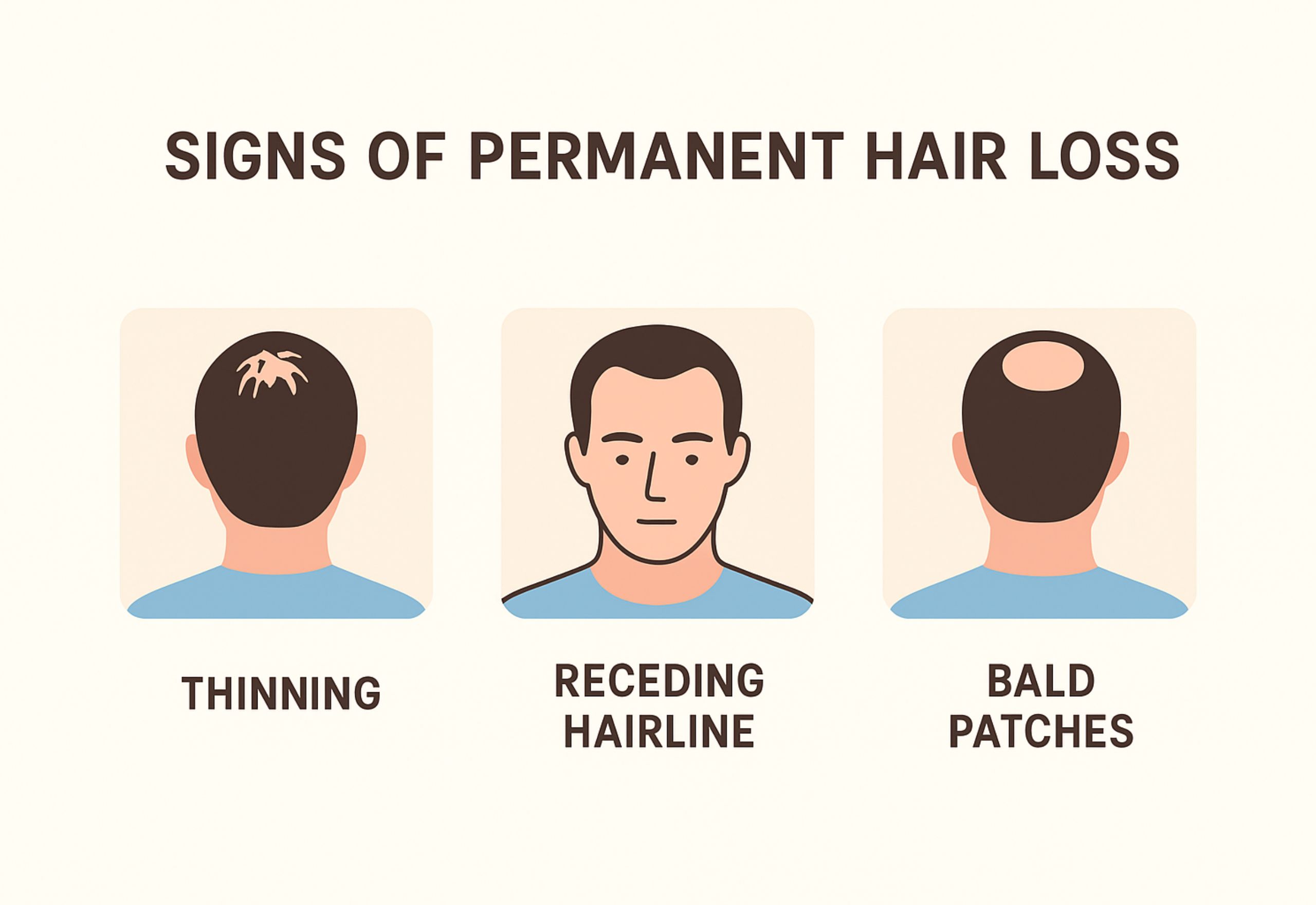 Signs of Permanent Hair Loss