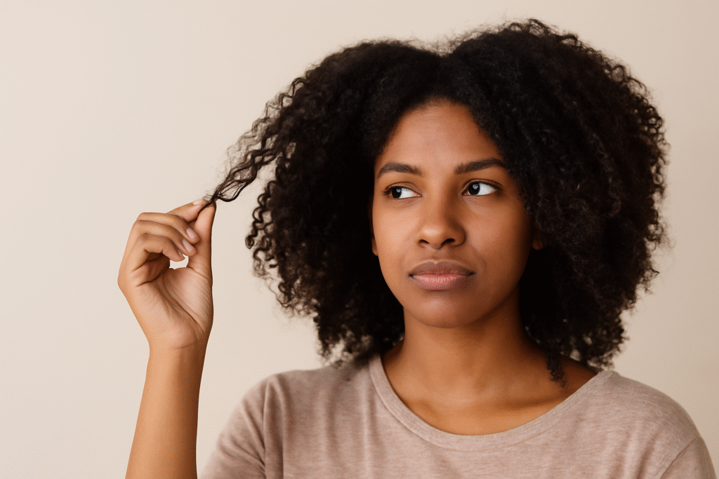 trim curly hair to prevent breakage